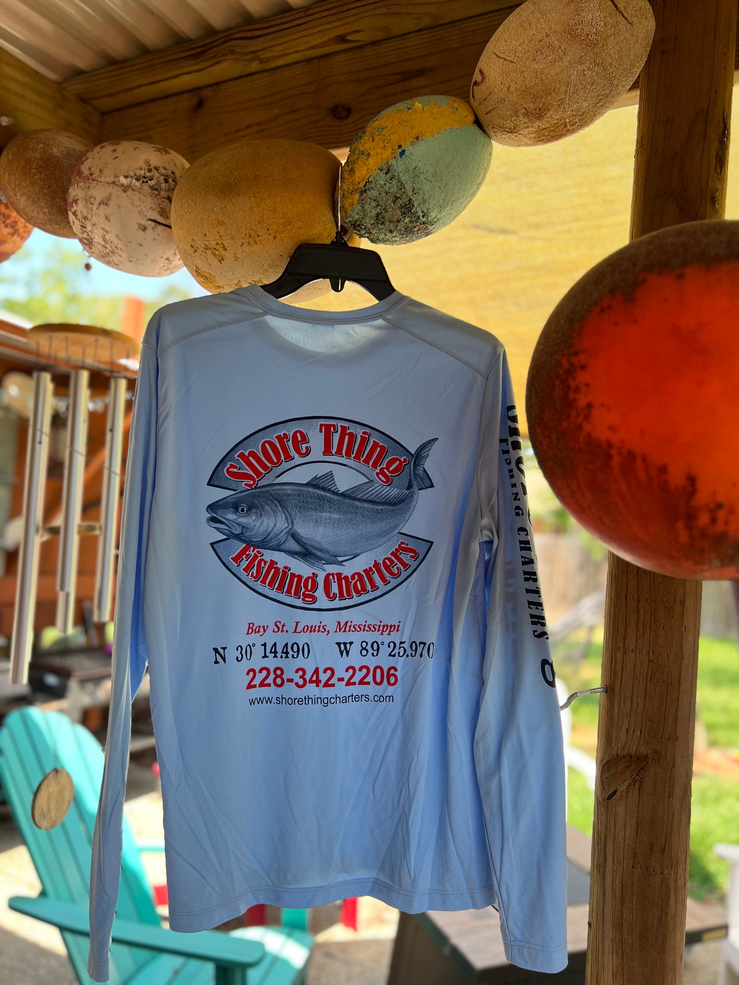STC Light Blue UPC 50 Dry Fit Long Sleeve