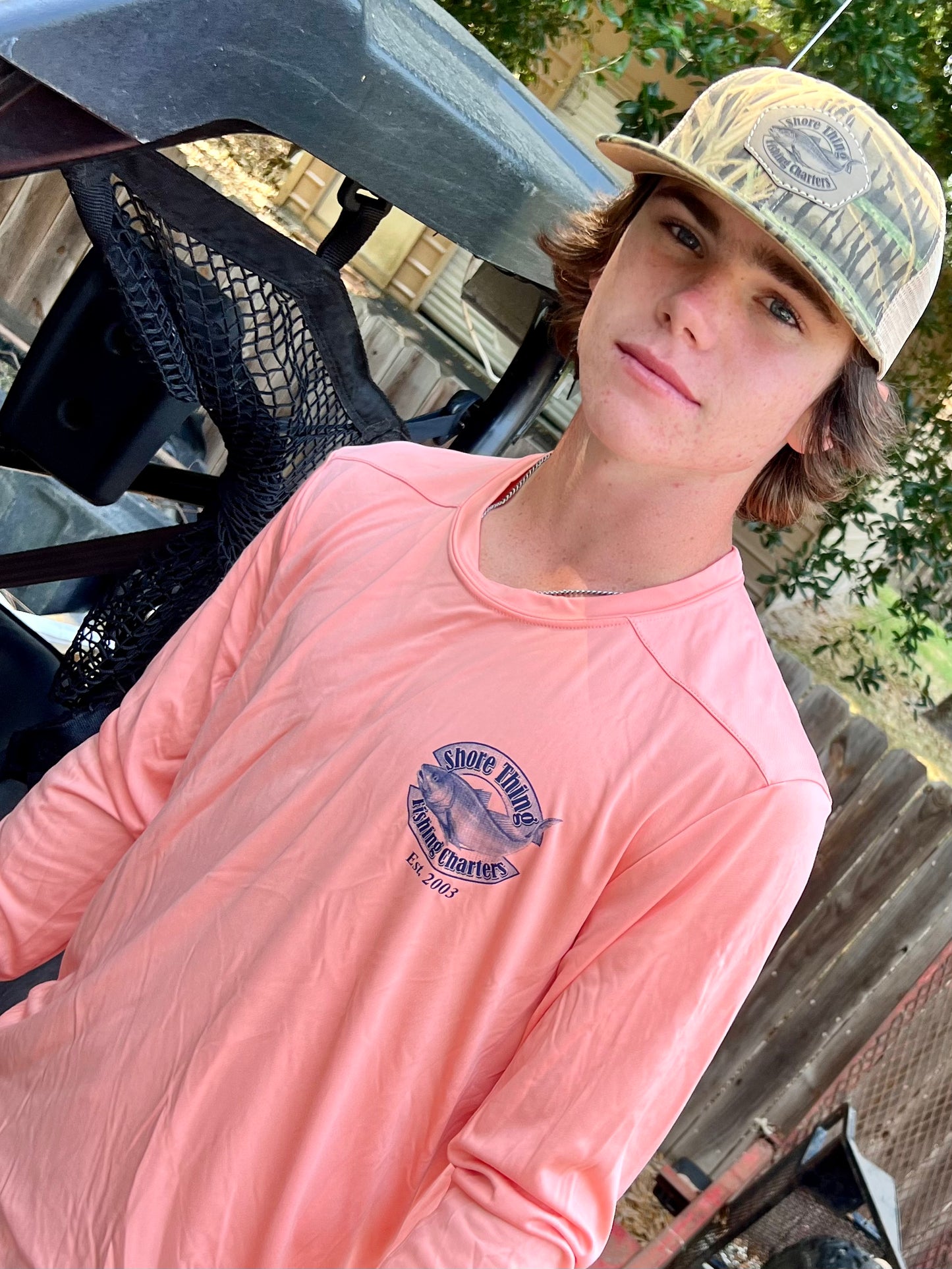 STC Leather Logo Slate Mossy Oak Shadow Grass & Balsa