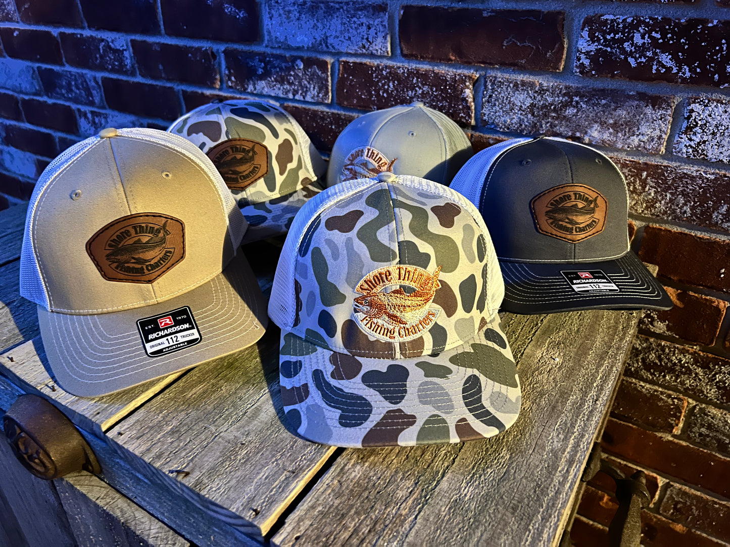 STC Old School Camo Stitched Logo